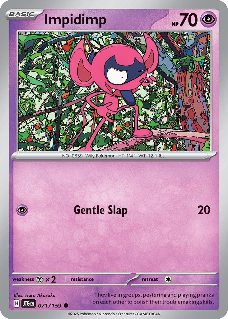 Impidimp⁣ - Journey Together⁣ (Common)⁣ [071] English / Near Mint / Reverse-Holo Normal