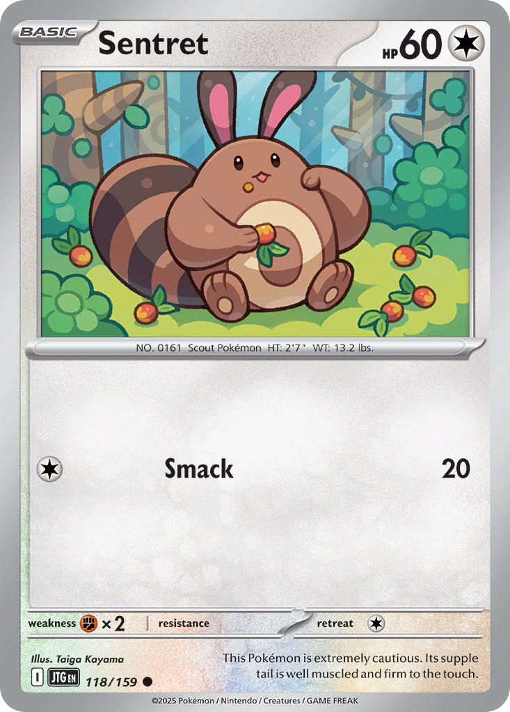 Sentret⁣ - Journey Together⁣ (Common)⁣ [118] English / Near Mint / Reverse-Holo Normal