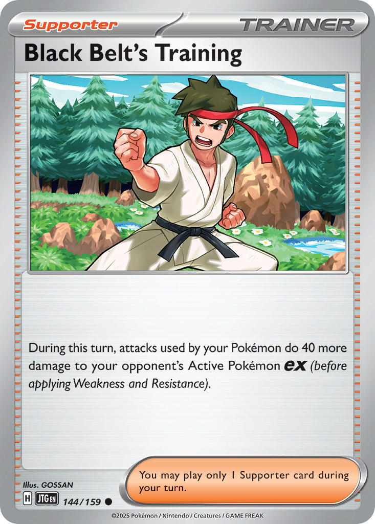 Black Belt's Training⁣ - Journey Together⁣ (Common)⁣ [144] English / Near Mint / Reverse-Holo Normal