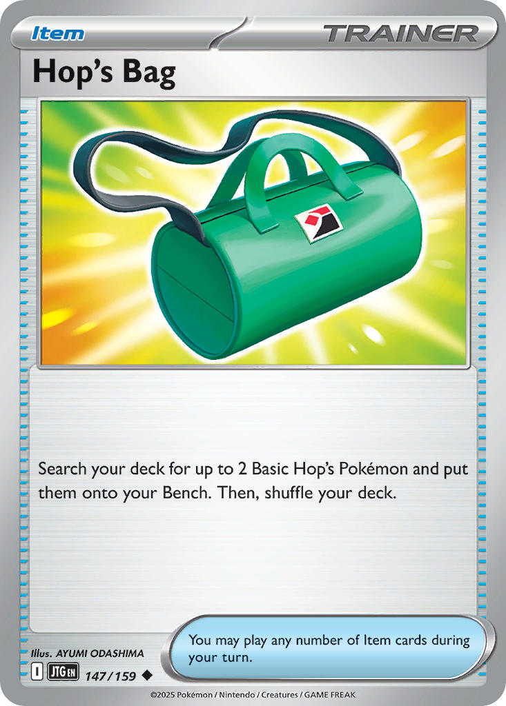 Hop's Bag⁣ - Journey Together⁣ (Uncommon)⁣ [147] English / Near Mint / Reverse-Holo Normal