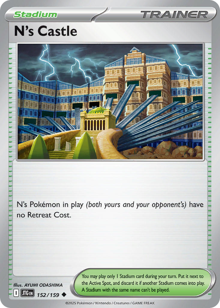 N's Castle⁣ - Journey Together⁣ (Uncommon)⁣ [152] English / Near Mint / Reverse-Holo Normal