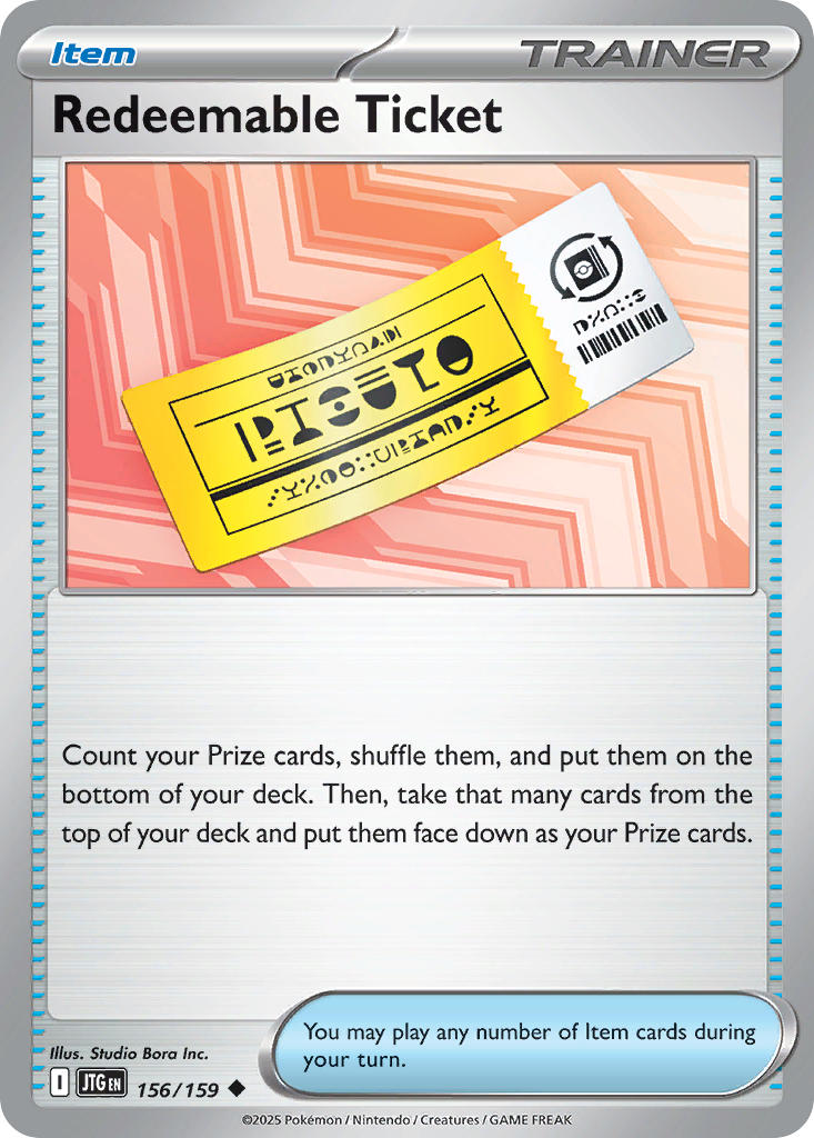 Redeemable Ticket⁣ - Journey Together⁣ (Uncommon)⁣ [156] English / Near Mint / Reverse-Holo Normal