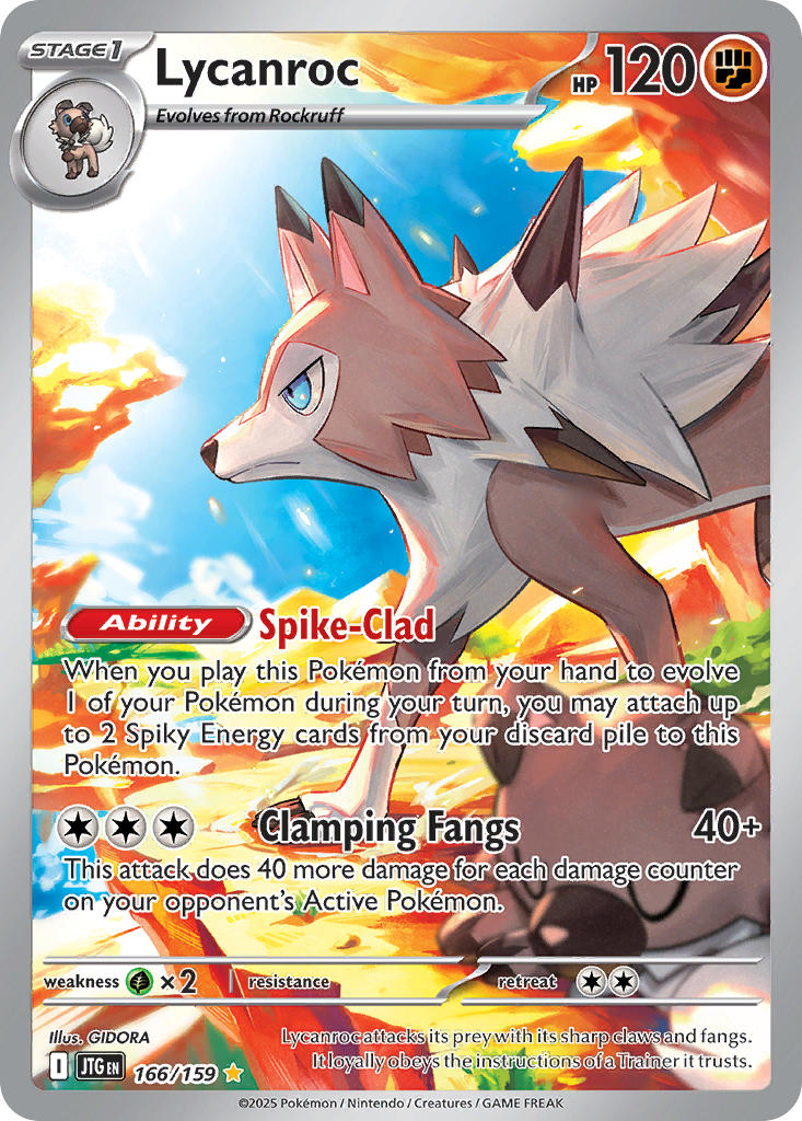 Lycanroc⁣ - Journey Together⁣ (Illustration Rare)⁣ [166] English / Near Mint / Normal