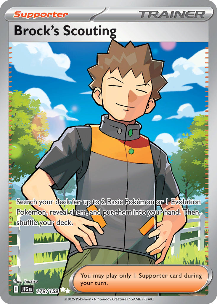 Brock's Scouting⁣ - Journey Together⁣ (Ultra Rare)⁣ [179] English / Near Mint / Normal