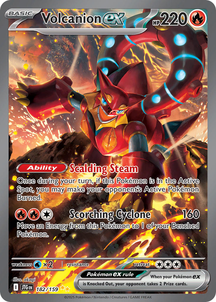 Volcanion ex⁣ - Journey Together⁣ (Special Illustration Rare)⁣ [182] English / Near Mint / Normal
