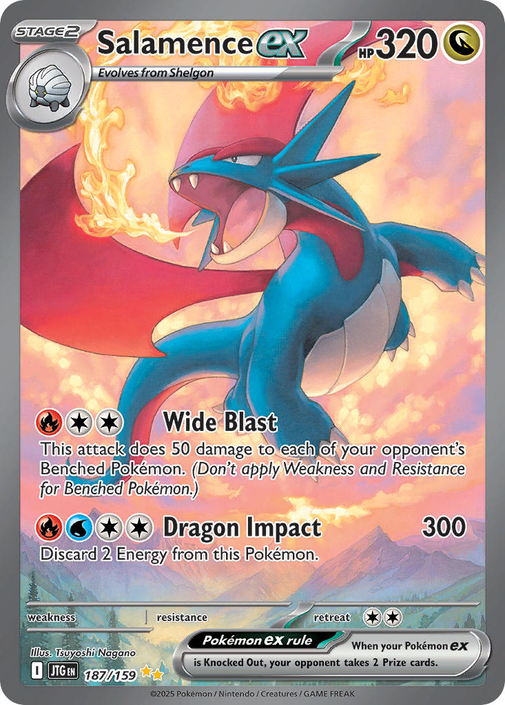Salamence ex⁣ - Journey Together⁣ (Special Illustration Rare)⁣ [187] English / Excellent / Normal
