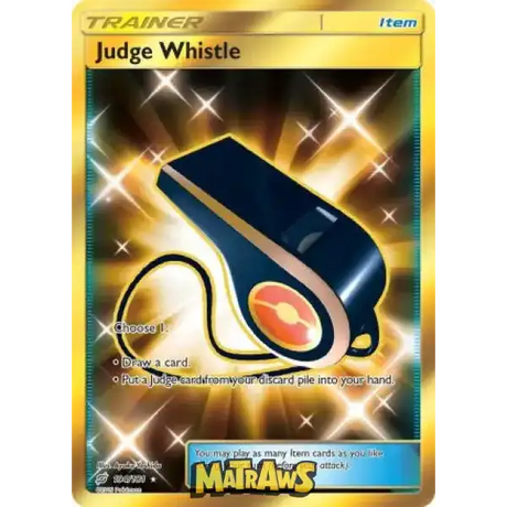 Judge Whistle - Gold - 194/181 Enkeltkort Team Up 