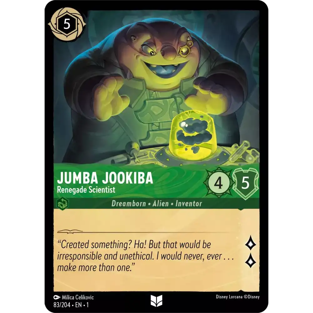 Jumba Jookiba - Renegade Scientist (Uncommon) - 83/204