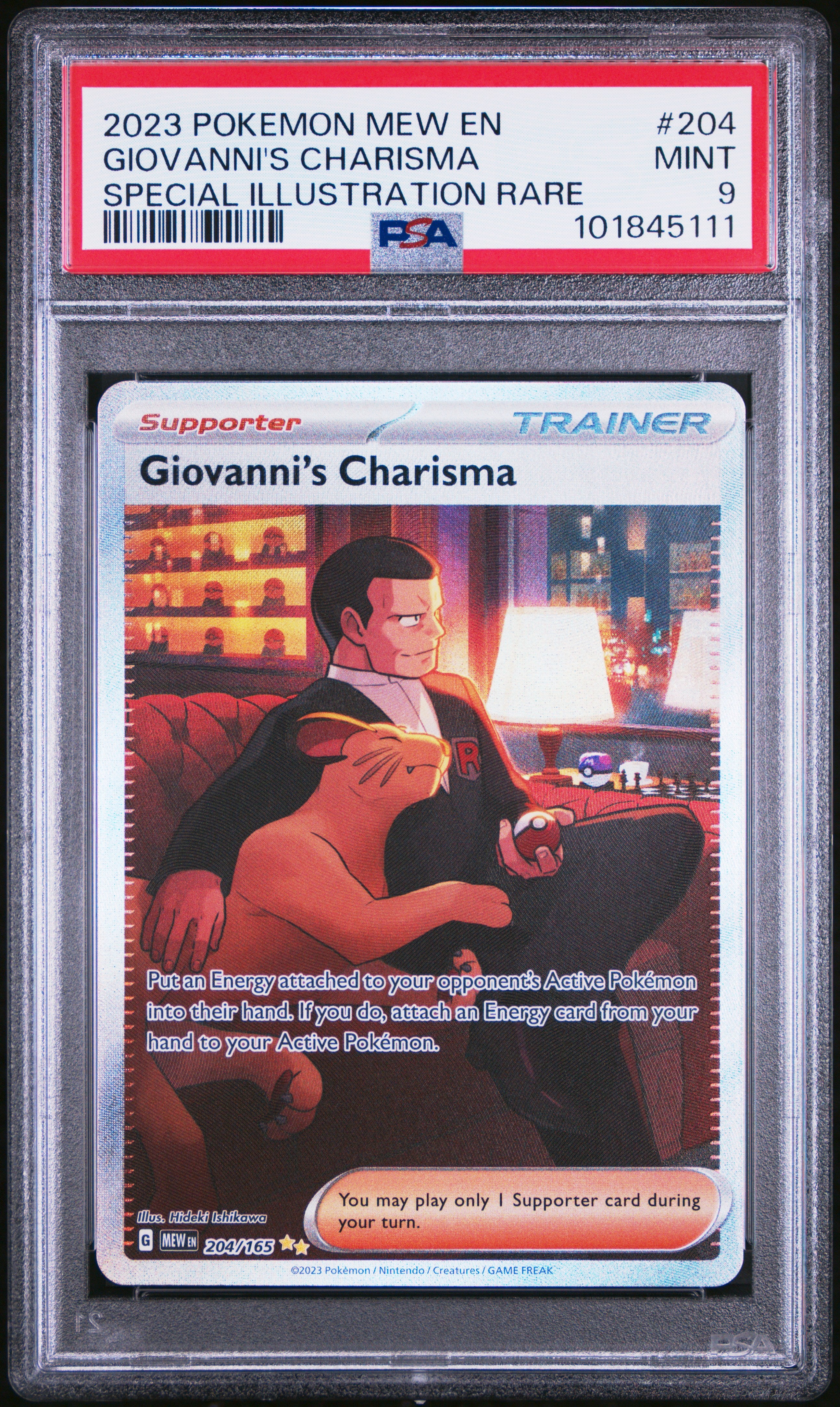 Giovanni's Charisma - 151 (Special Illustration Rare) [204] Kortspil