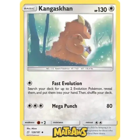 Kangaskhan - 128/181 Enkeltkort Team Up 