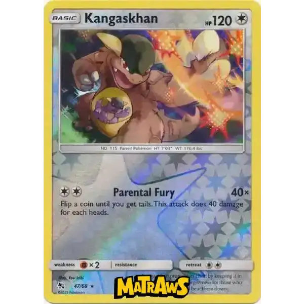 Kangaskhan - Reverse - 47/68 Enkeltkort Hidden Fates 