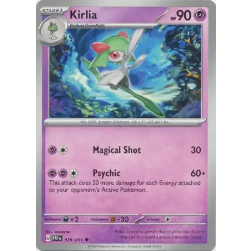 Kirlia - 028/091 - Enkeltkort