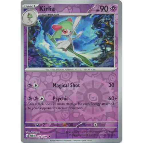 Kirlia - Reverse - 028/091 - Enkeltkort