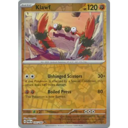 Klawf - Reverse - 105/182 - Enkeltkort