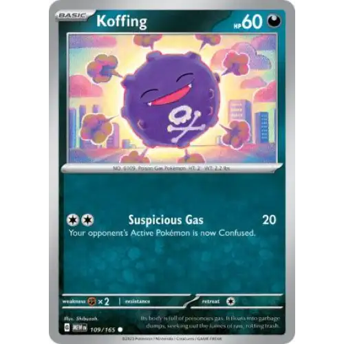 Koffing - 109/165 - Enkeltkort