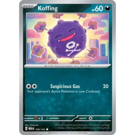 Koffing - 109/165 - Enkeltkort