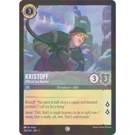 Kristoff - Official Ice Master - Foil (Common) - 182/204