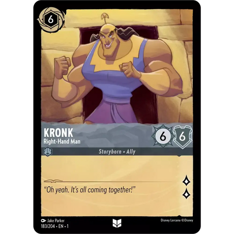 Kronk - Right-Hand Man (Uncommon) - 183/204 - Disney