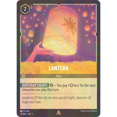 Lantern - Foil (Rare) - 33/204 - Disney Lorcana Singles