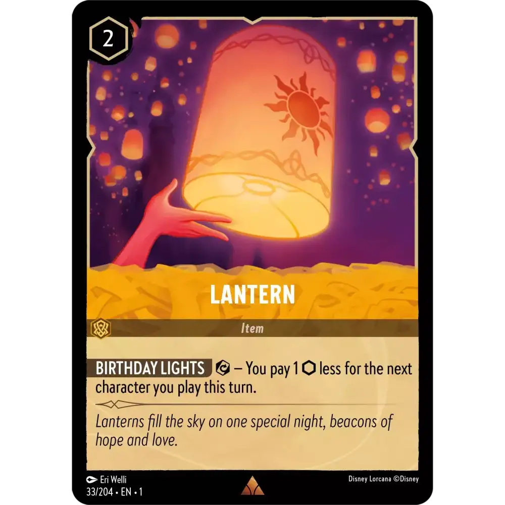 Lantern (Rare) - 33/204 - Disney Lorcana Singles