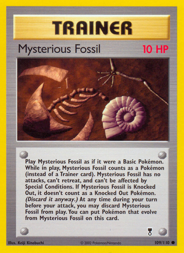 Mysterious Fossil⁣ - Legendary Collection⁣ (Common)⁣ [109] English / Poor / Reverse-Holo Normal