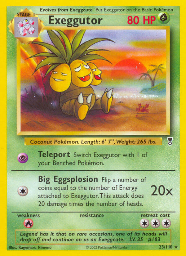 Exeggutor⁣ - Legendary Collection⁣ (Rare)⁣ [23] English / Light Played / Normal