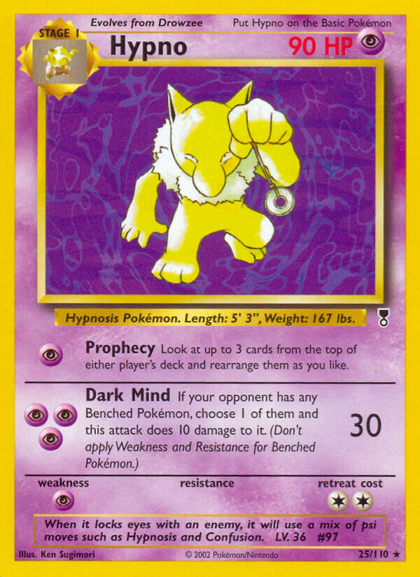 Hypno⁣ - Legendary Collection⁣ (Rare)⁣ [25] English / Played / Normal