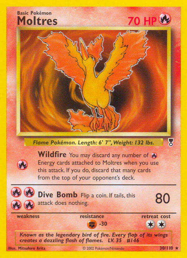 Moltres⁣ - Legendary Collection⁣ (Rare)⁣ [30] English / Near Mint / Normal