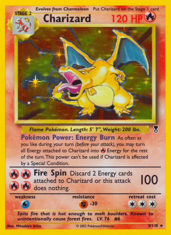 Charizard⁣ - Legendary Collection⁣ (Holo Rare)⁣ [3] English / Near Mint / Normal