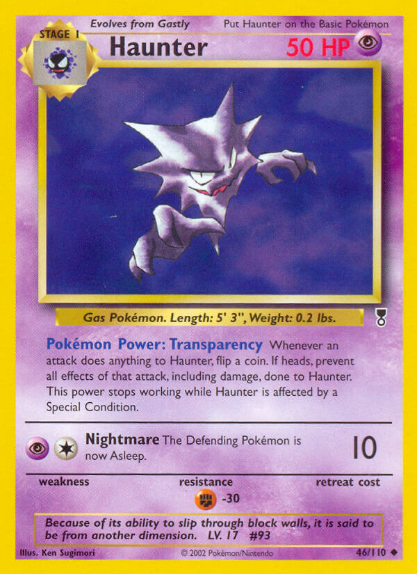 Haunter⁣ - Legendary Collection⁣ (Uncommon)⁣ [46] English / Near Mint / Reverse-Holo Normal