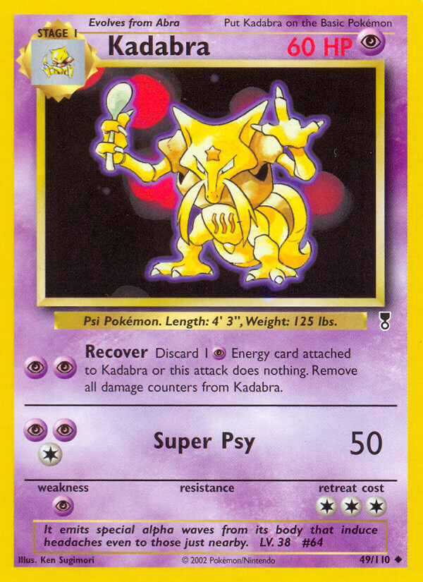 Kadabra⁣ - Legendary Collection⁣ (Uncommon)⁣ [49] English / Excellent / Normal