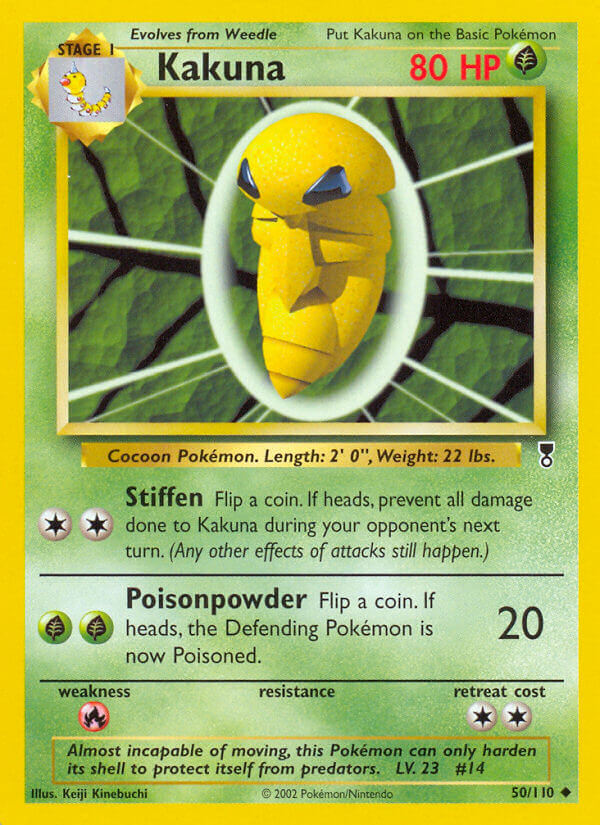 Kakuna⁣ - Legendary Collection⁣ (Uncommon)⁣ [50] English / Played / Reverse-Holo Normal