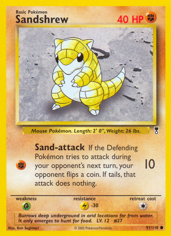Sandshrew⁣ - Legendary Collection⁣ (Common)⁣ [91] English / Excellent / Normal