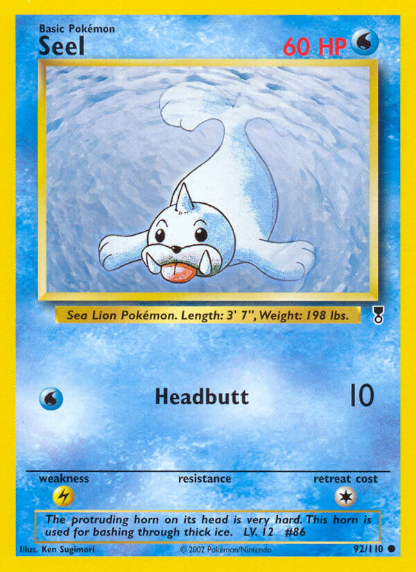 Seel⁣ - Legendary Collection⁣ (Common)⁣ [92] English / Poor / Reverse-Holo Normal