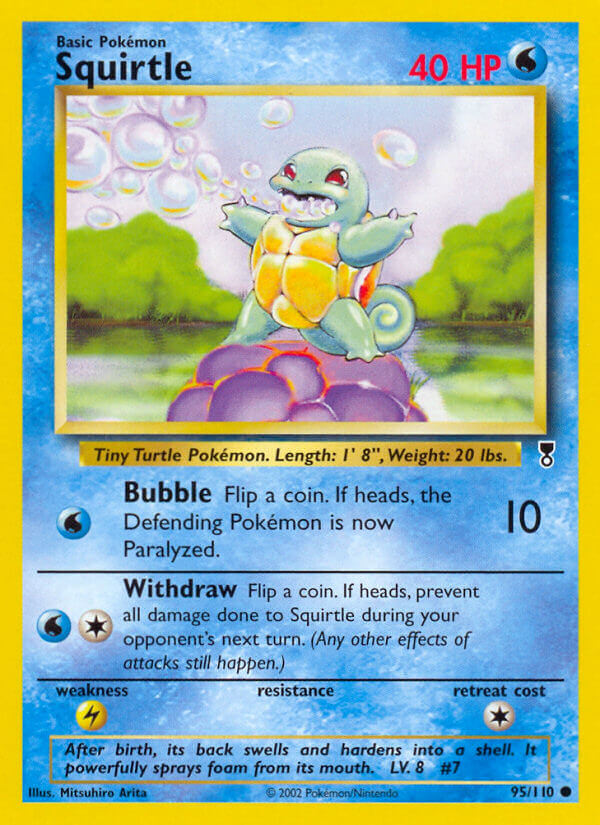 Squirtle⁣ - Legendary Collection⁣ (Common)⁣ [95] English / Good / Normal