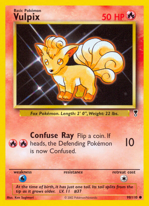 Vulpix⁣ - Legendary Collection⁣ (Common)⁣ [98] English / Light Played / Normal