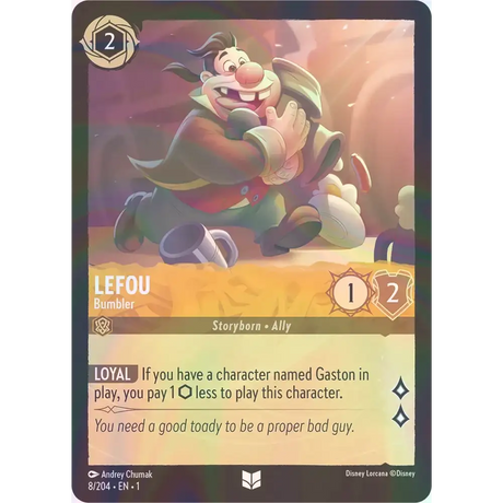 Lefou - Bumbler - Foil (Uncommon) - 8/204 - Disney Lorcana