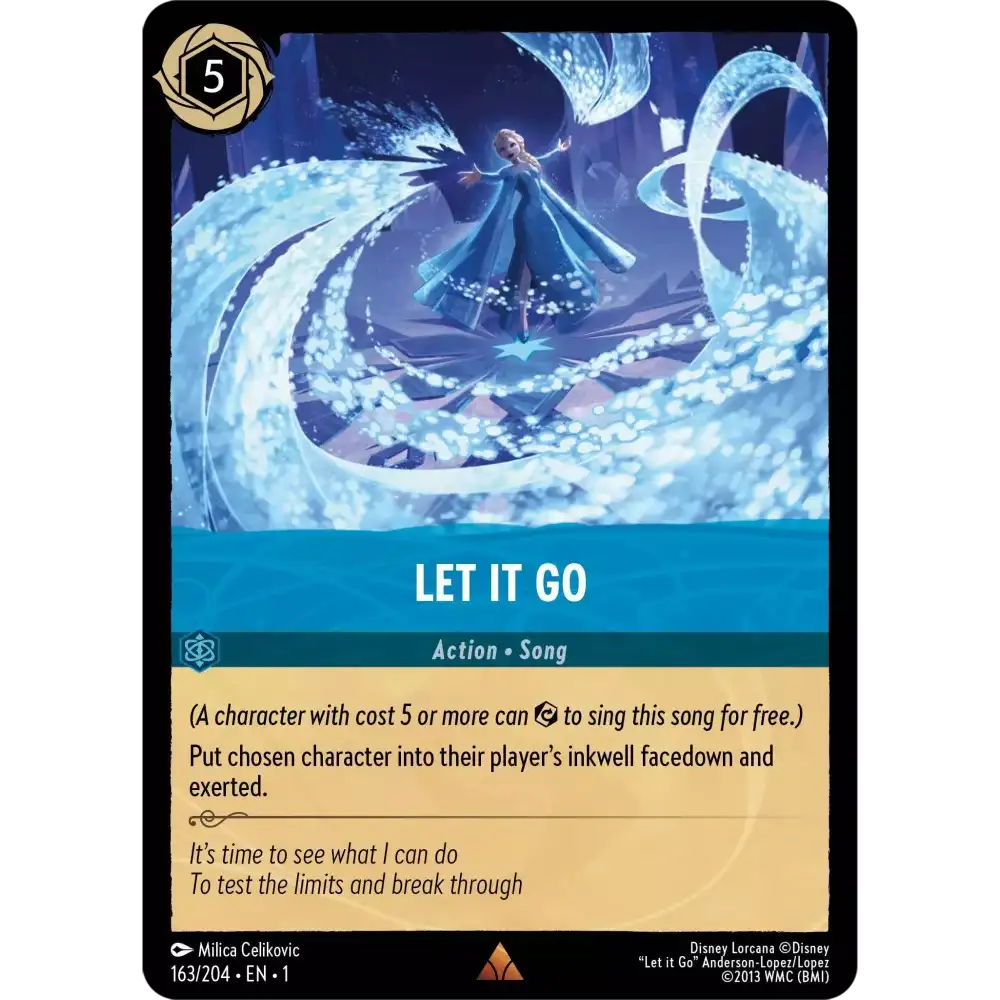 Let It Go (Rare) - 163/204 - Disney Lorcana Singles