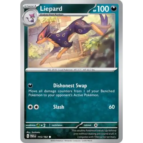 Liepard - 115/182 - Enkeltkort