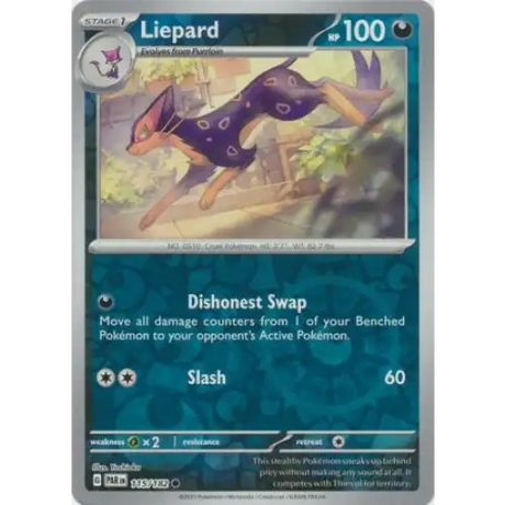 Liepard - Reverse - 115/182 - Enkeltkort