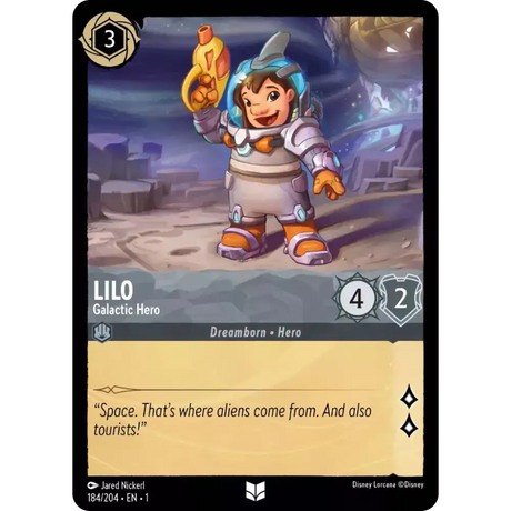 Lilo - Galactic Hero (Uncommon) - 184/204 - Disney Lorcana