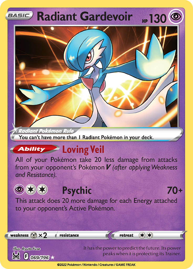 Radiant Gardevoir - Lost Origin (Ultra Rare) [LOR-069] English / Near Mint / Normal