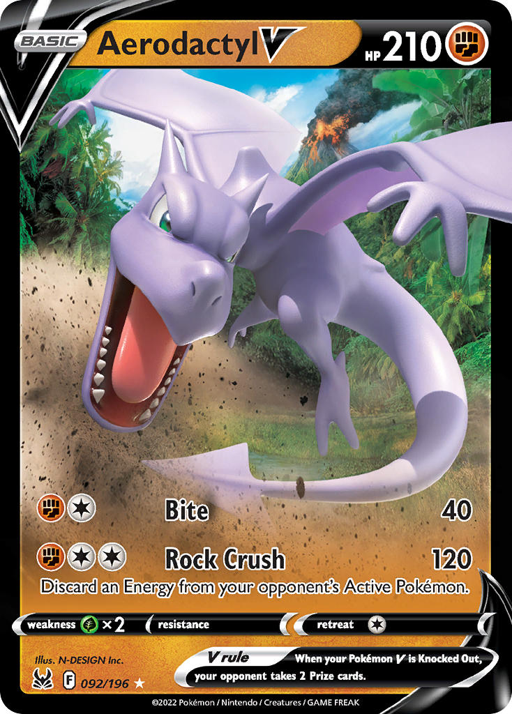 Aerodactyl V - Lost Origin (Ultra Rare) [LOR-092] English / Near Mint / Normal