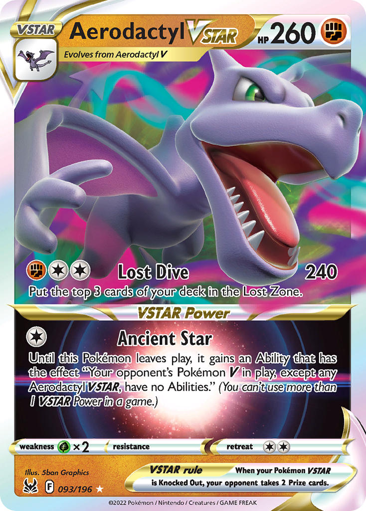 Aerodactyl VSTAR - Lost Origin (Ultra Rare) [LOR-093] English / Near Mint / Normal