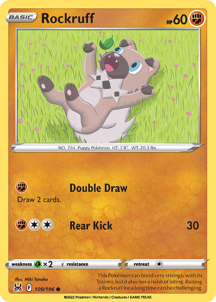 Rockruff - Lost Origin (Common) [LOR-109] English / Near Mint / Normal