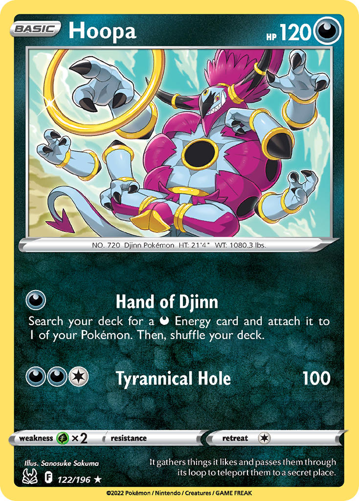 Hoopa - Lost Origin (Rare) [LOR-122] English / Near Mint / Normal