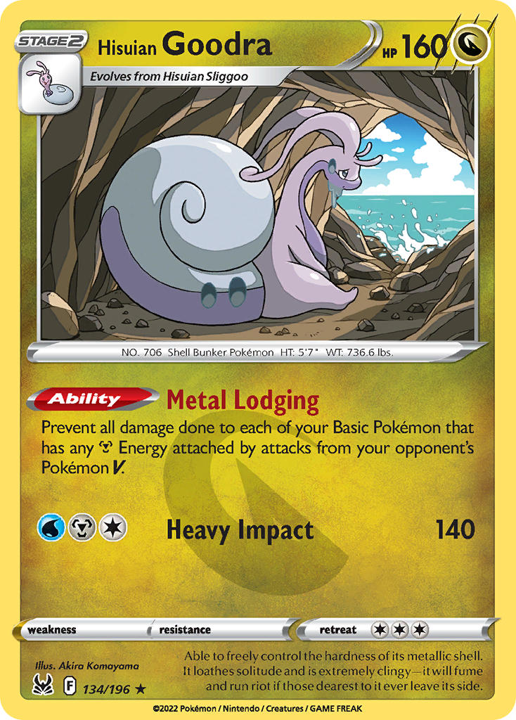 Hisuian Goodra - Lost Origin (Holo Rare) [LOR-134] English / Near Mint / Normal