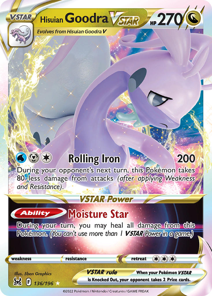 Hisuian Goodra VSTAR - Lost Origin (Ultra Rare) [LOR-136] English / Excellent / Normal