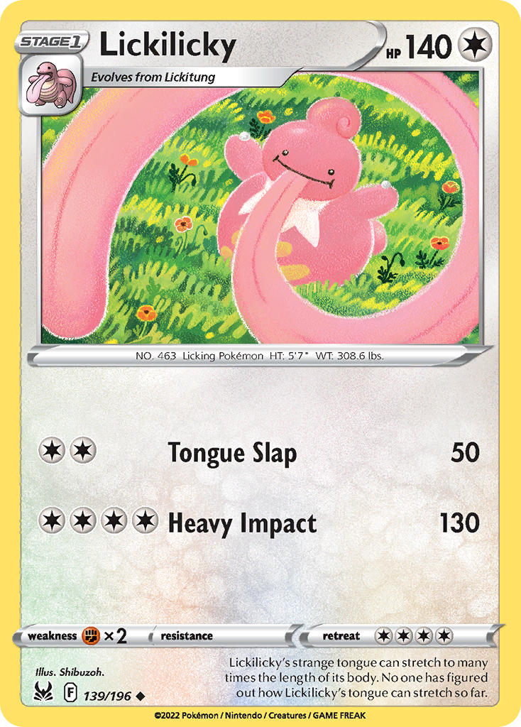 Lickilicky - Lost Origin (Uncommon) [LOR-139] English / Near Mint / Normal