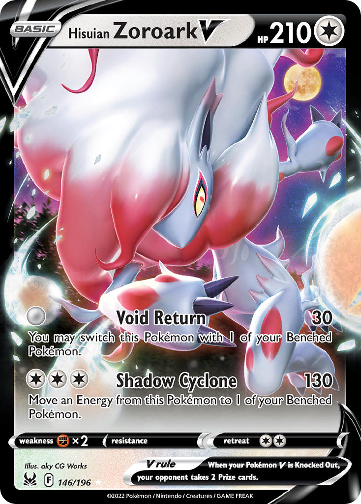 Hisuian Zoroark V - Lost Origin (Ultra Rare) [LOR-146] English / Near Mint / Normal